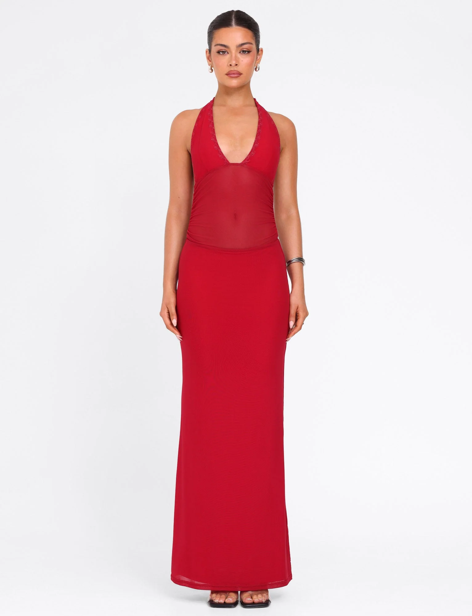 BRESILY MAXI DRESS - RED - Stylemaxs