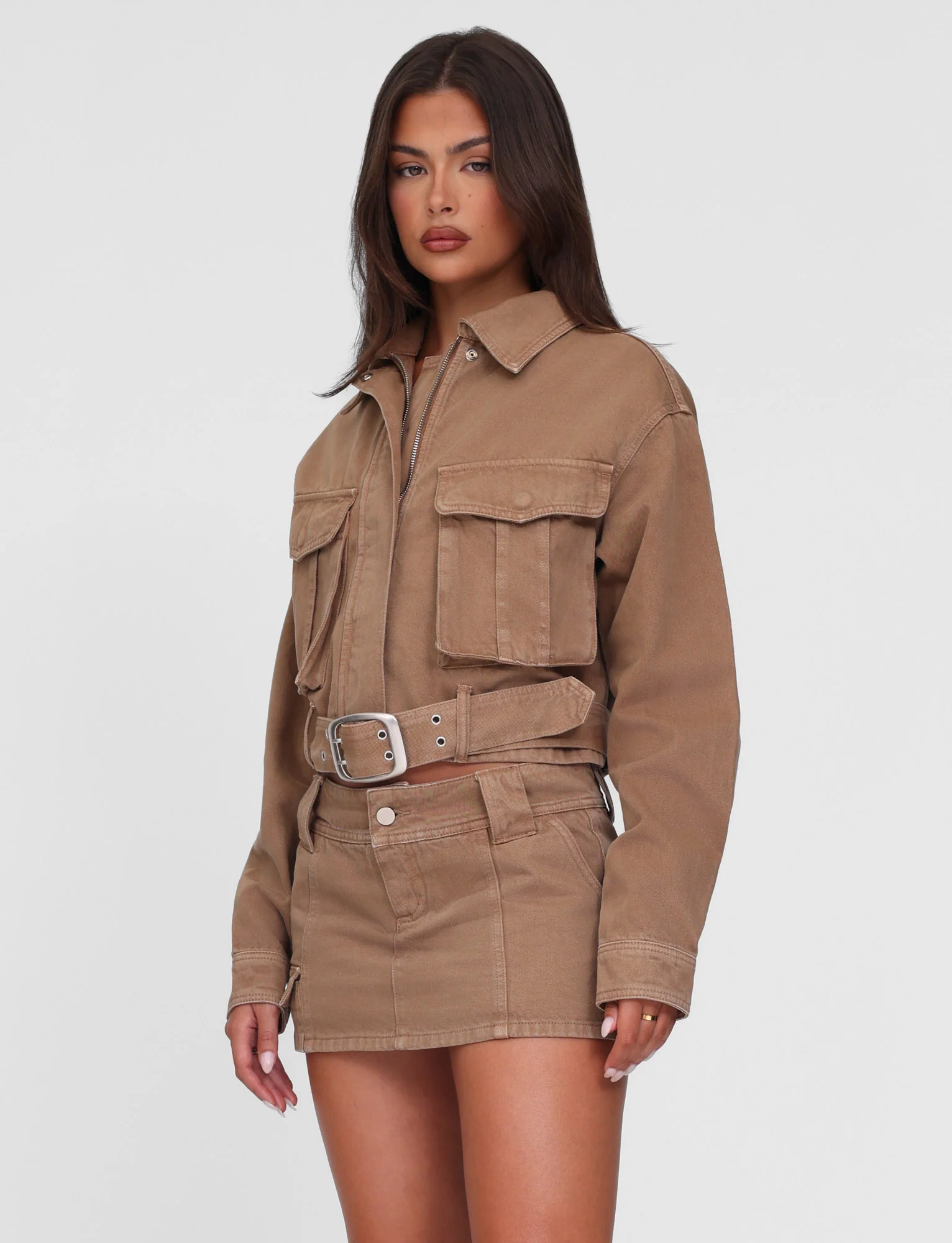 ZELIE JACKET - NEUTRAL : SANDBLAST : WASHED TAN - Stylemaxs