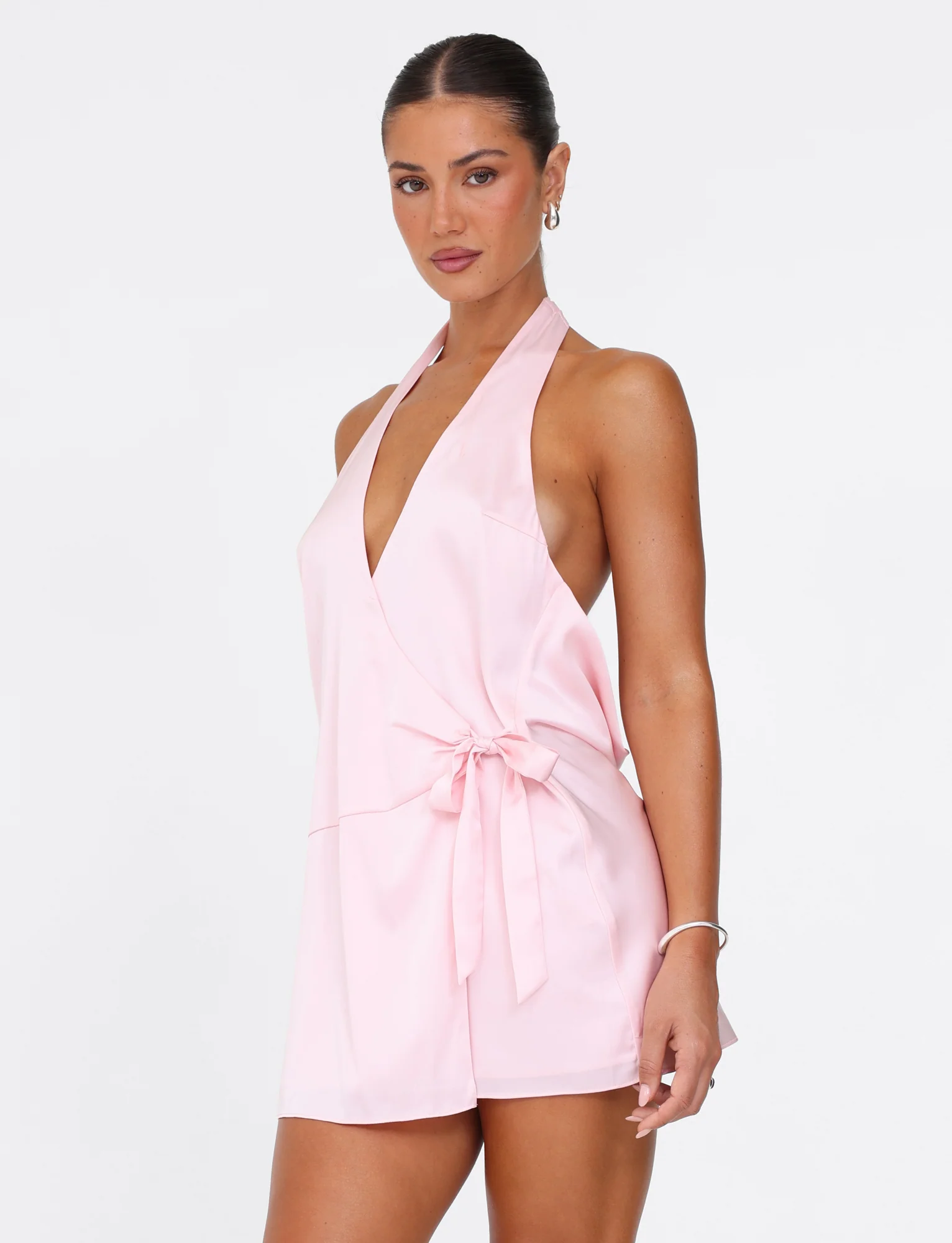 MONROE 2.0 MINI DRESS - PINK : PASTEL PINK - Stylemaxs