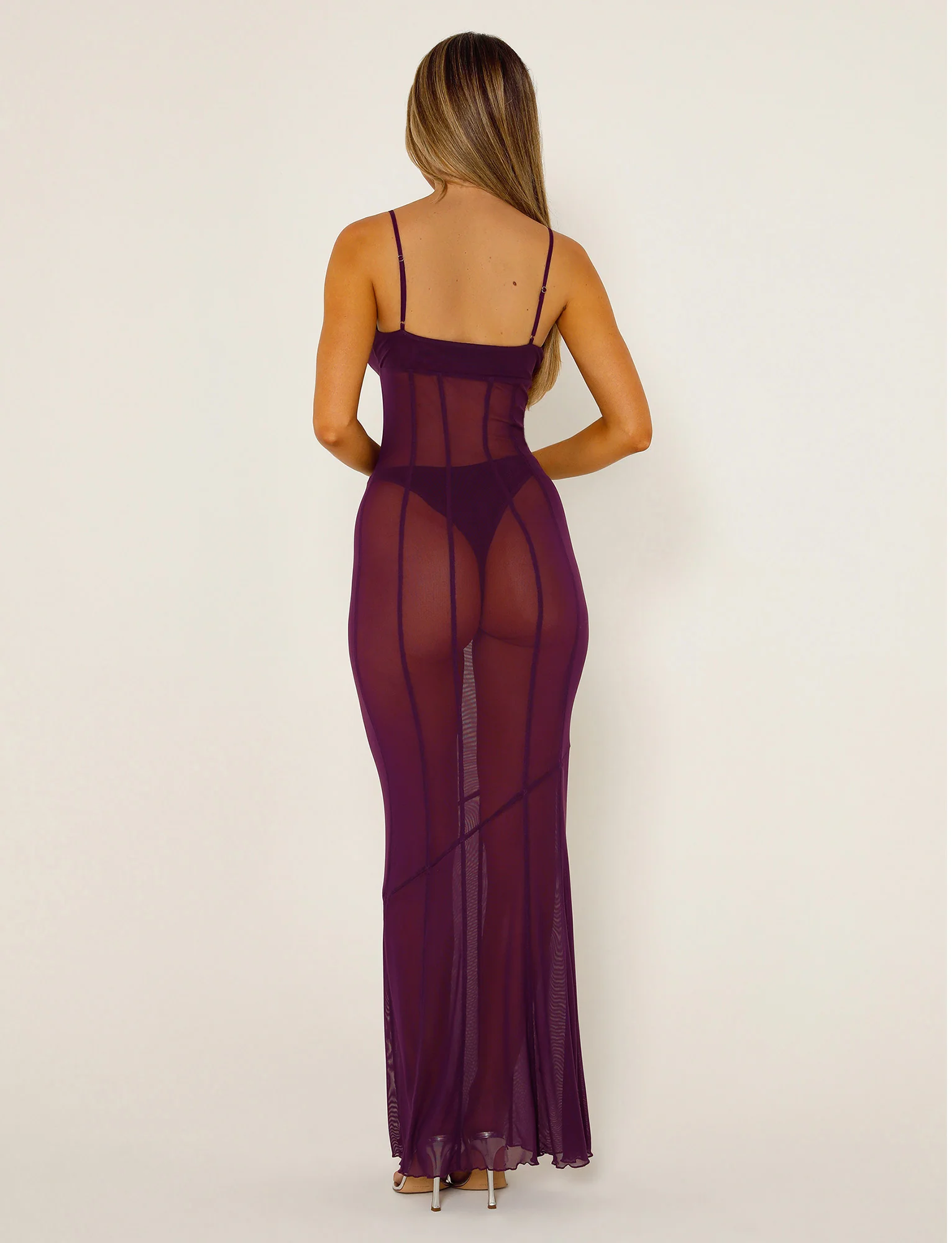 KAIDA DRESS - PURPLE : PLUM : AUBERGINE - Stylemaxs