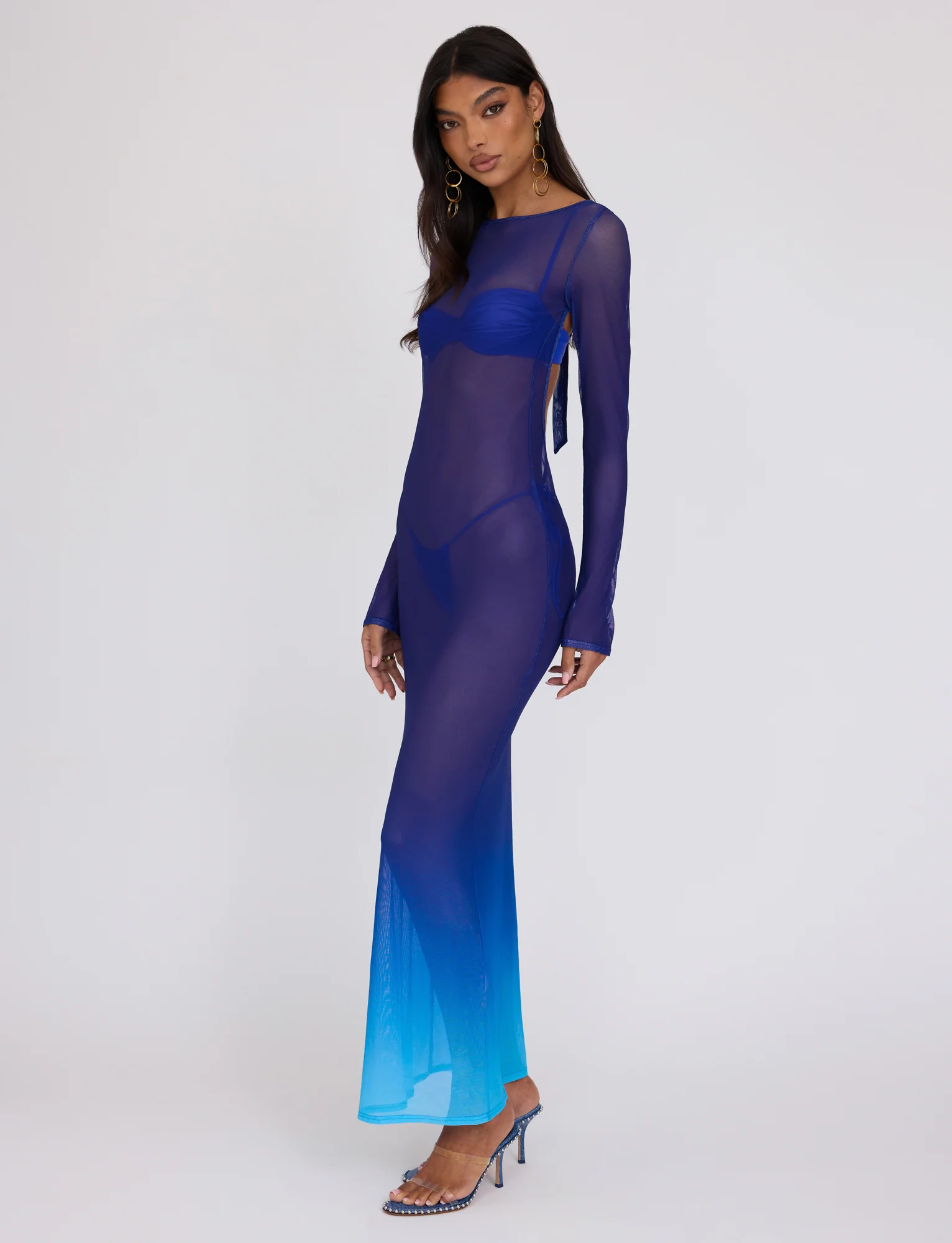 MEILANI DRESS - BLUE : OMBRE - Stylemaxs
