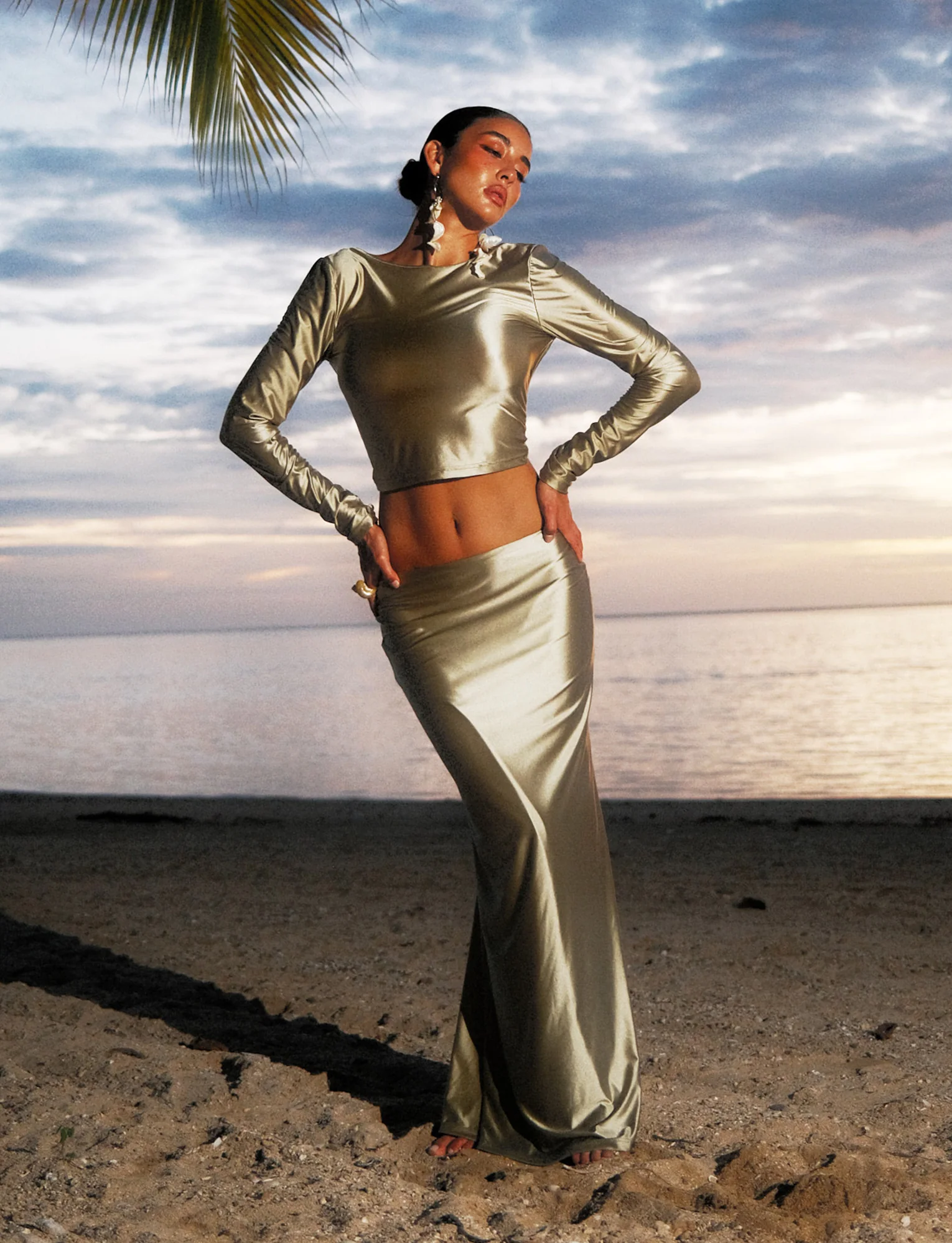 THESSALY TOP - GREEN : MATCHA GREEN - Stylemaxs