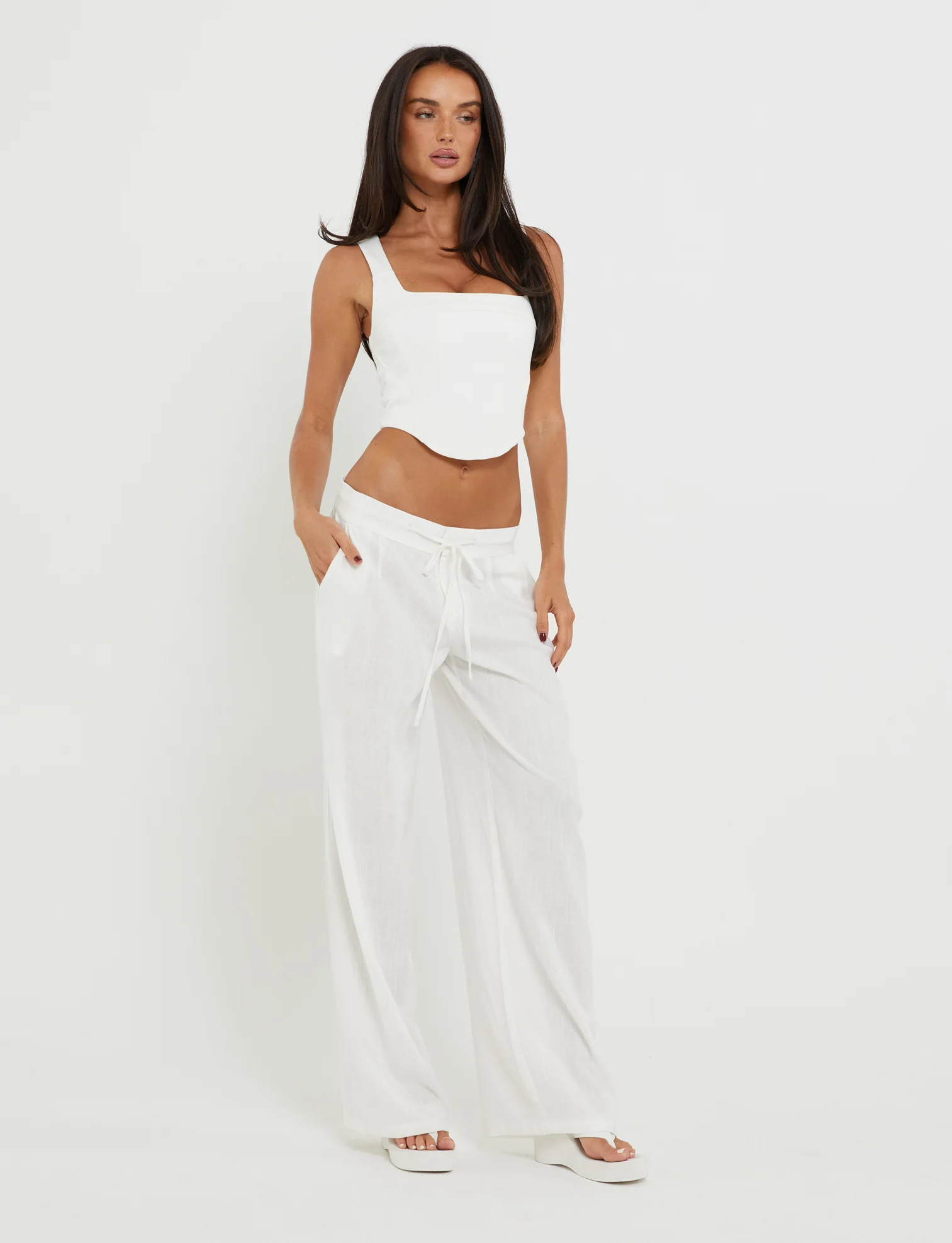 AIDEN PANT - WHITE - Stylemaxs