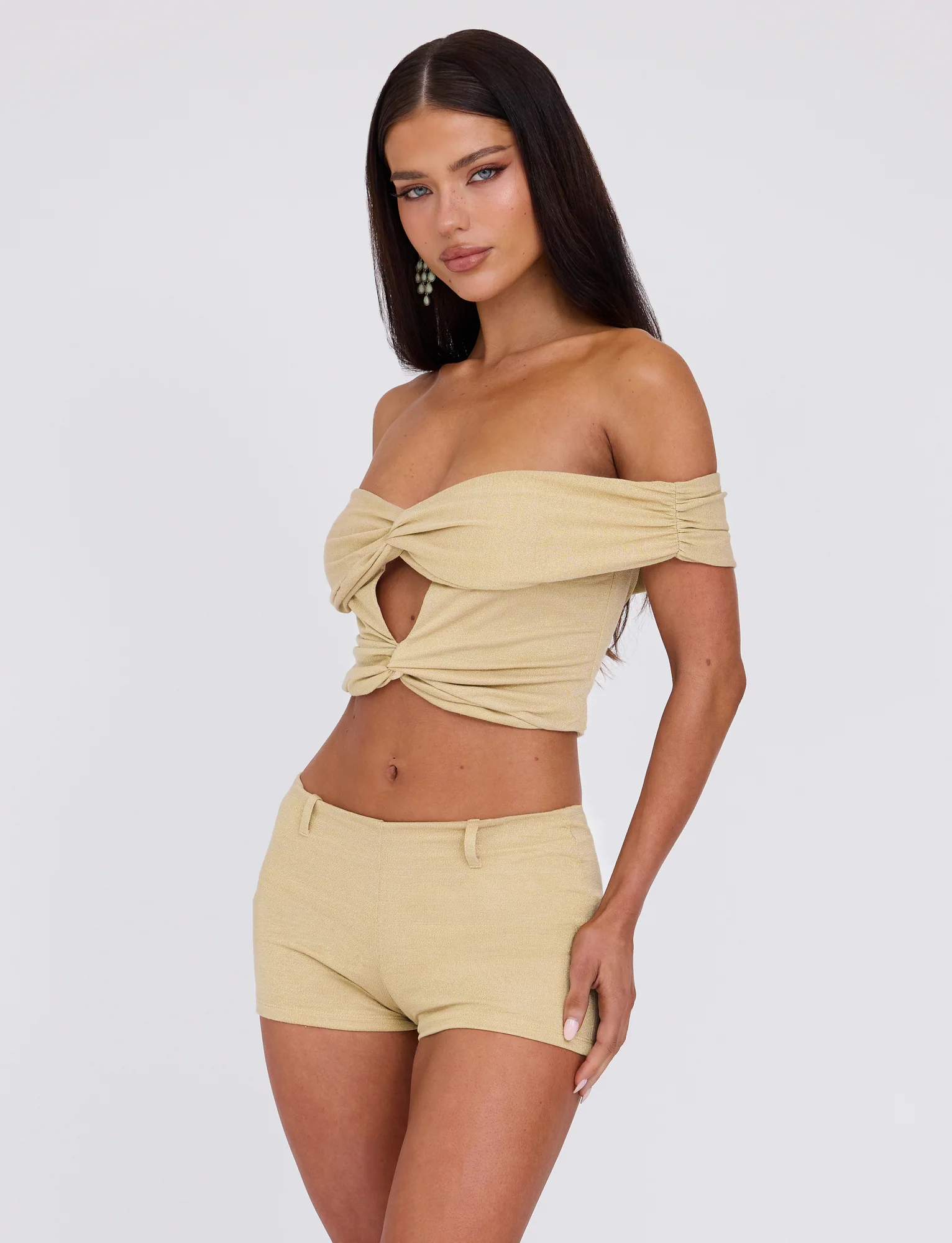 LYNSEY TOP - GOLD - Stylemaxs