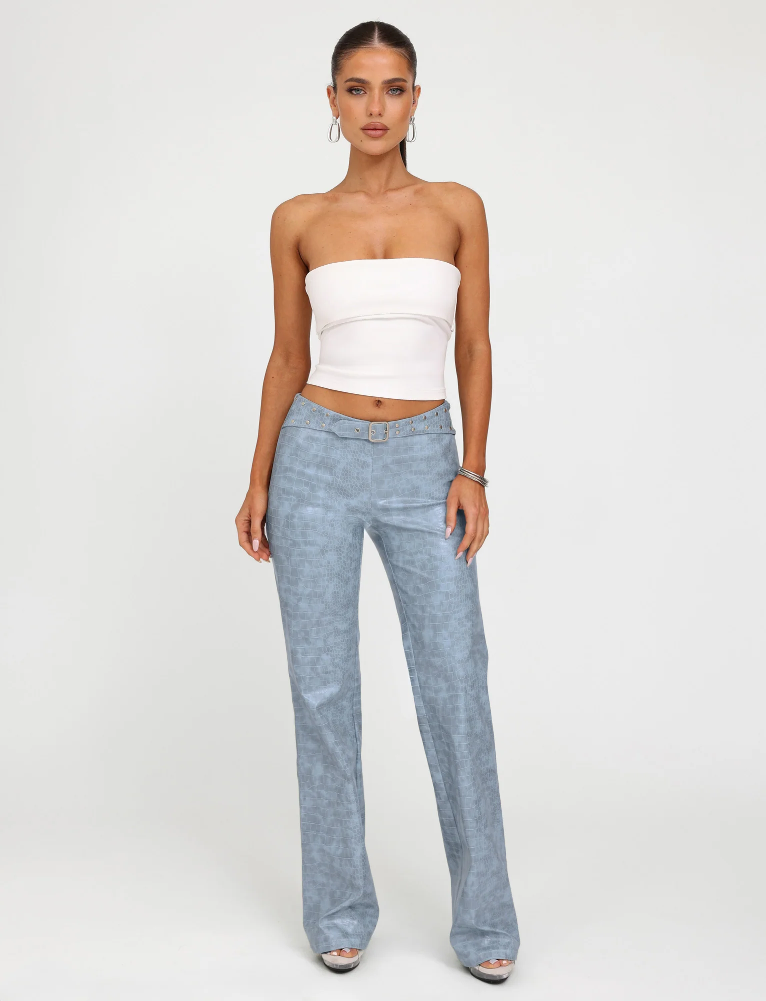 EMERSYN PANT - BLUE : DUSTY BLUE - Stylemaxs