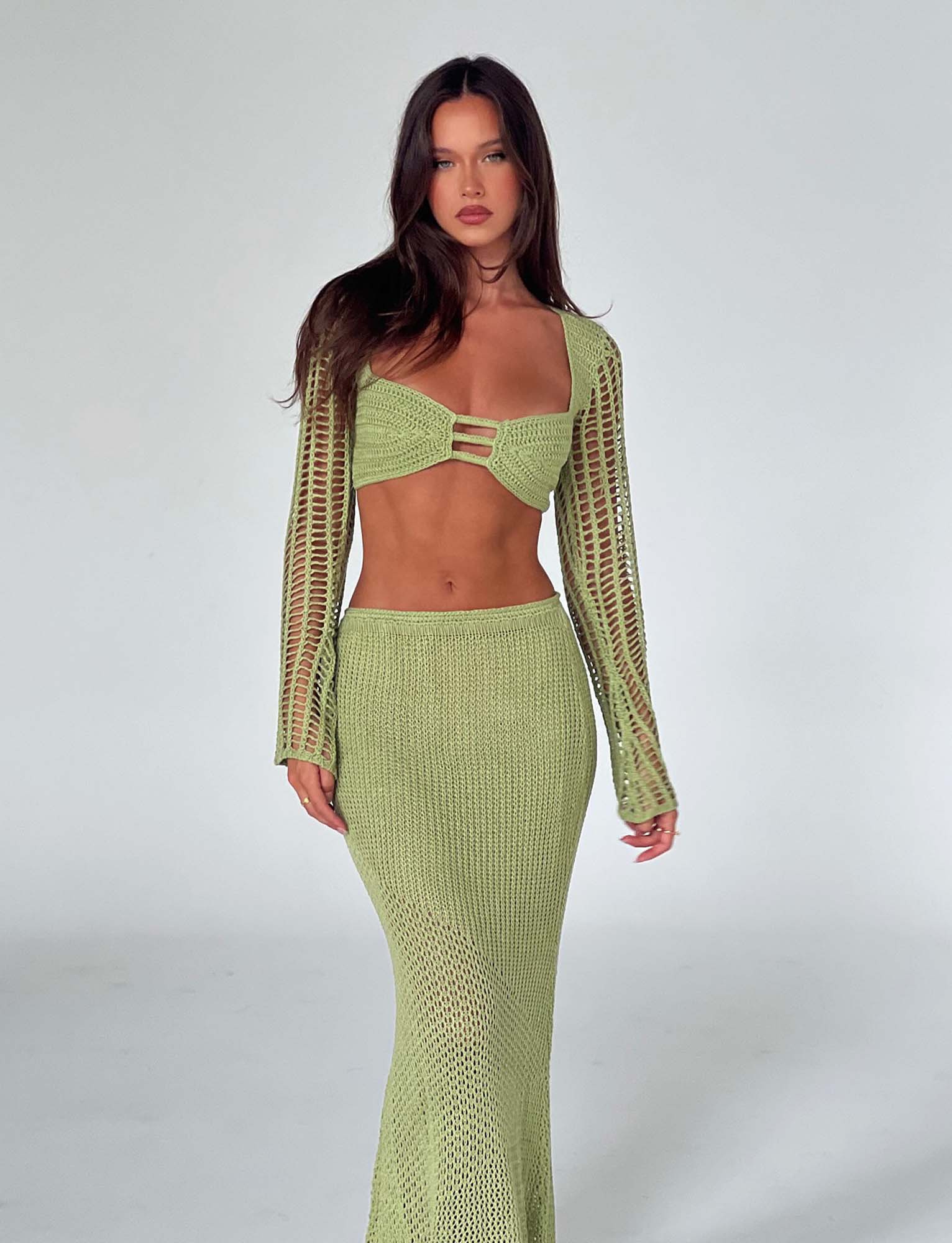 MACAULEY TOP - GREEN : PASTEL GREEN - Stylemaxs
