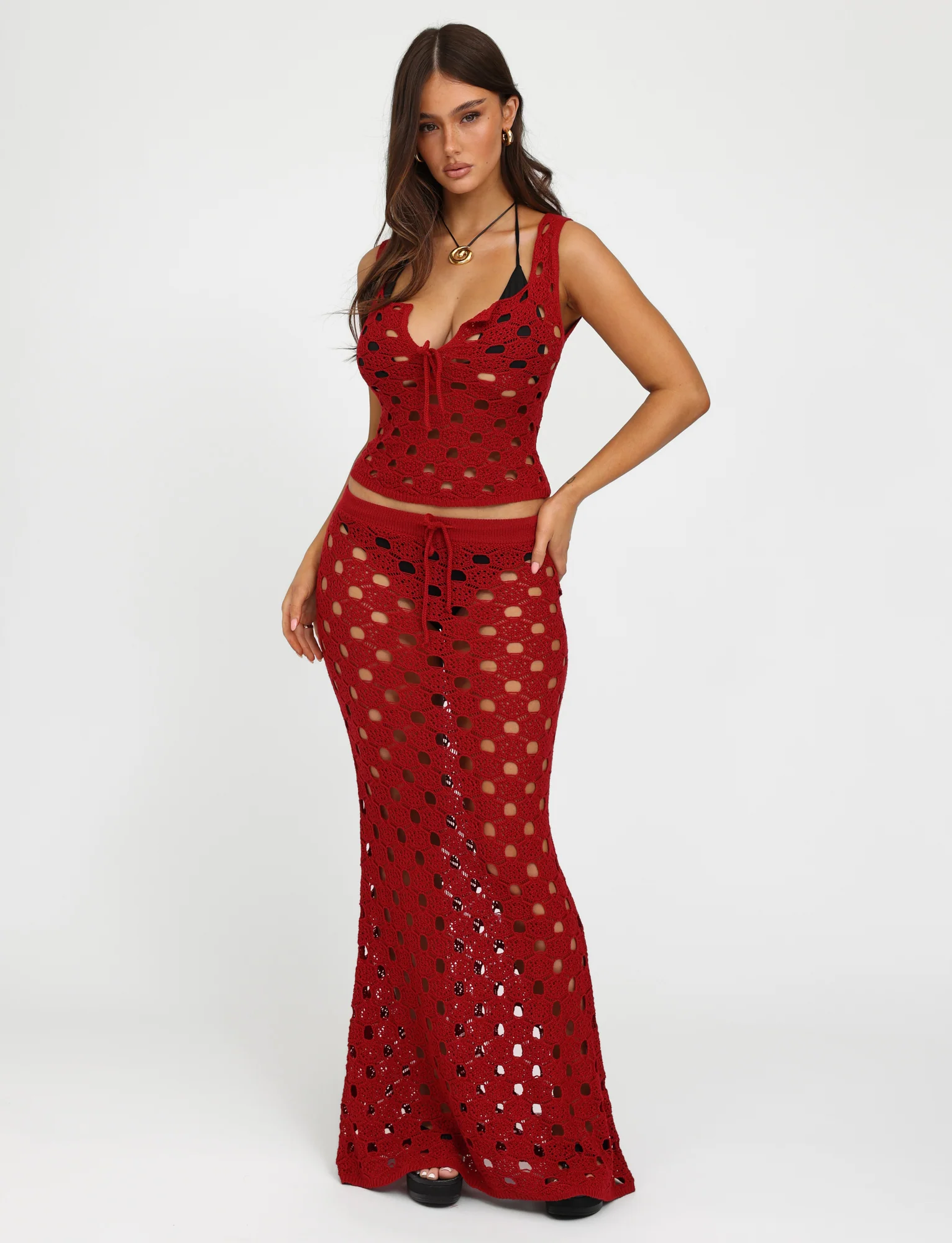 KINCADE TOP - RED : CHERRY RED - Stylemaxs