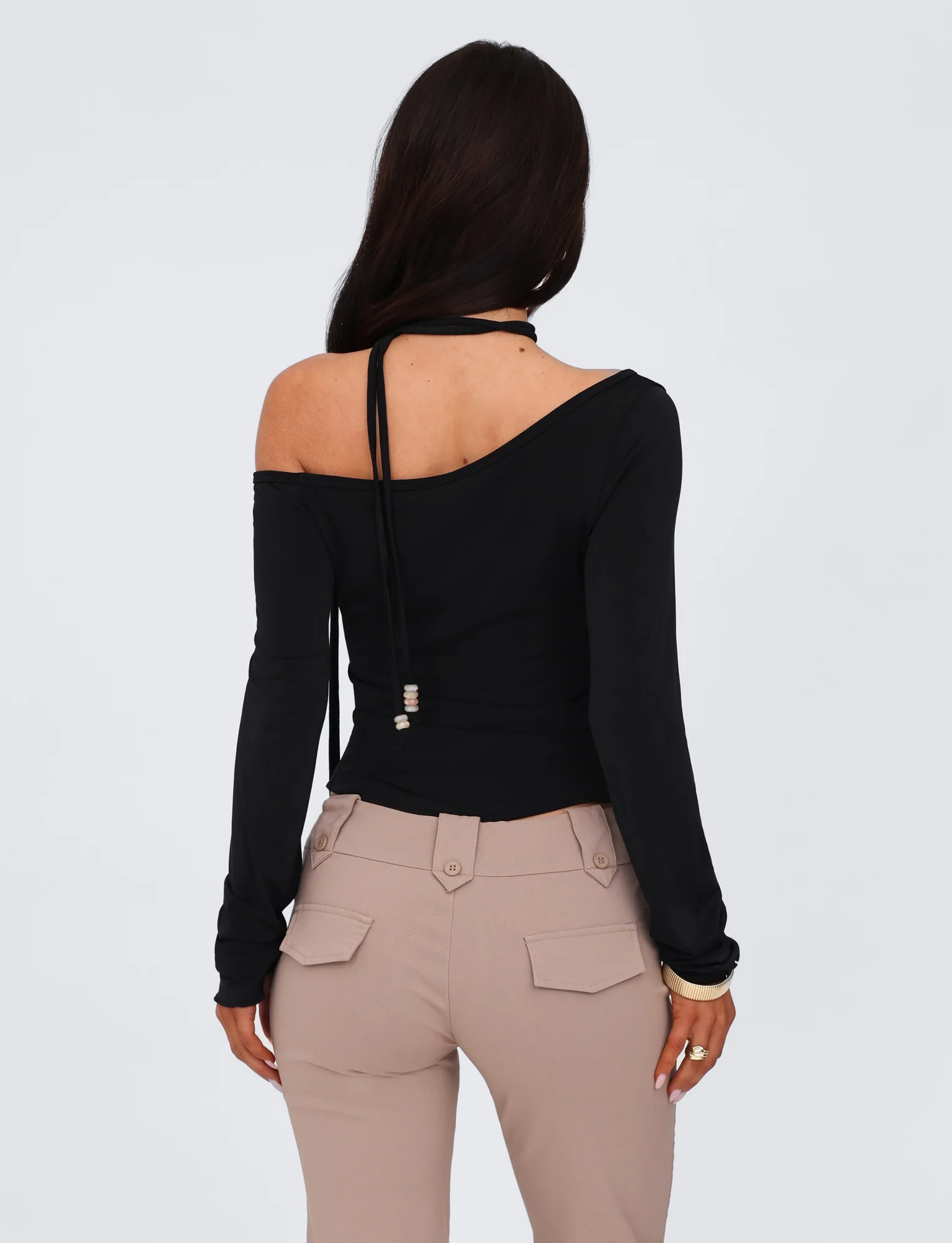 MIETTA TOP - BLACK - Stylemaxs