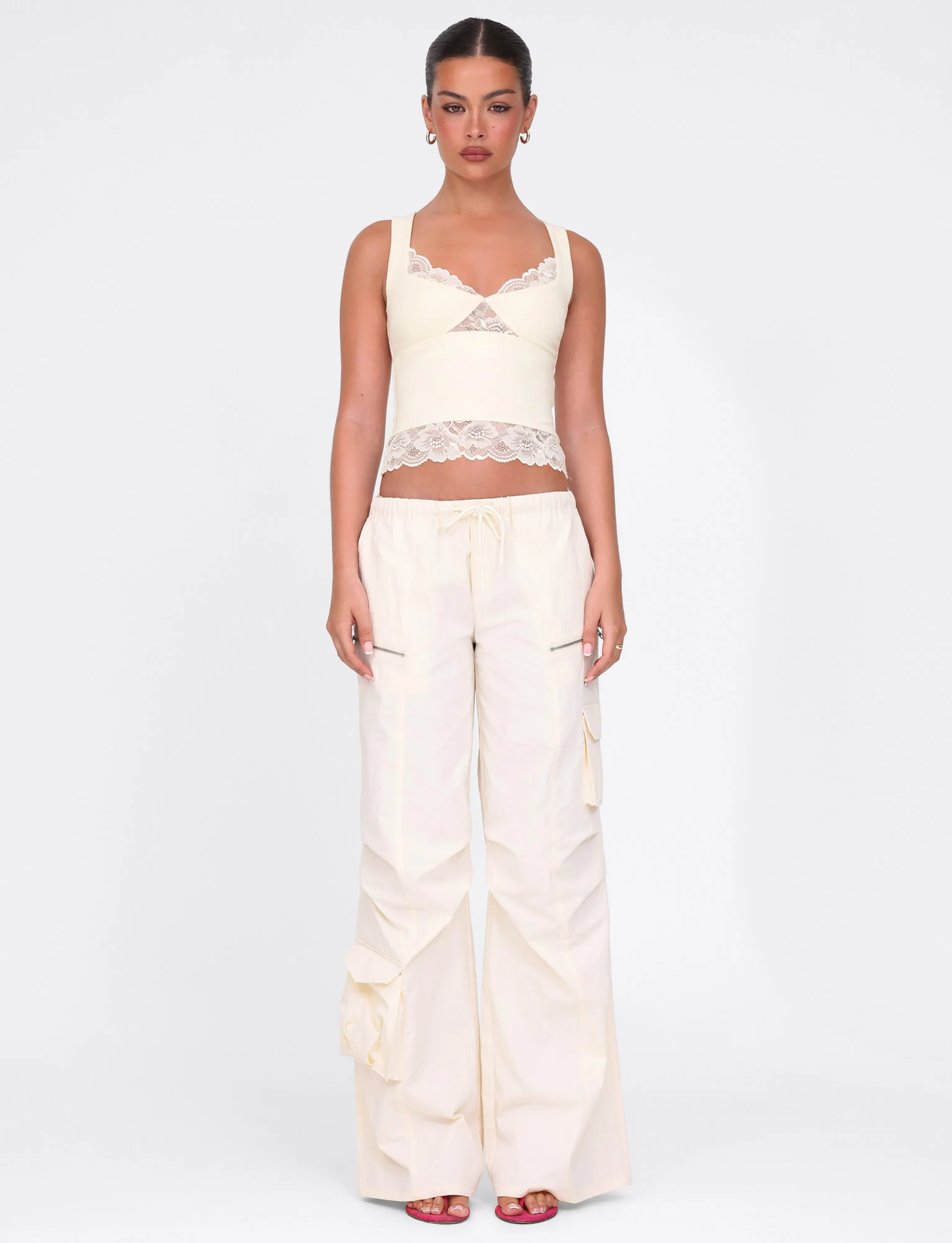 HERMIONE PANT - YELLOW : BUTTER : SOFT BUTTER - Stylemaxs