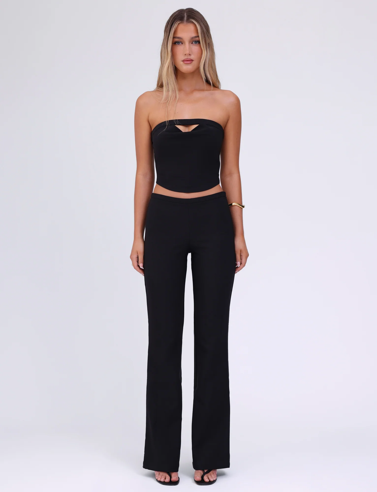 AUDRIE PANT - BLACK - Stylemaxs