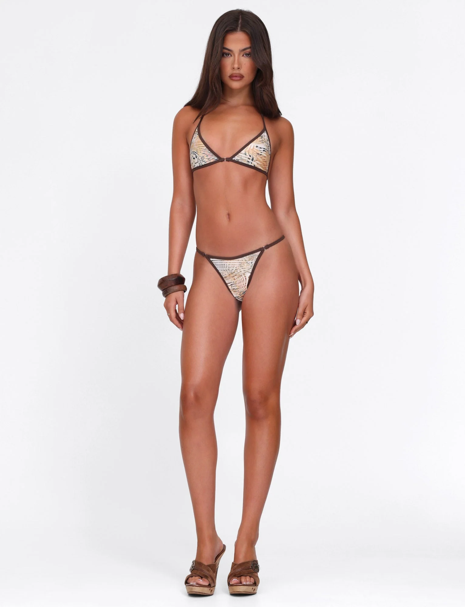 DIANA BIKINI TOP - NEUTRAL : ANIMAL : ANIMAL MARBLE - Stylemaxs