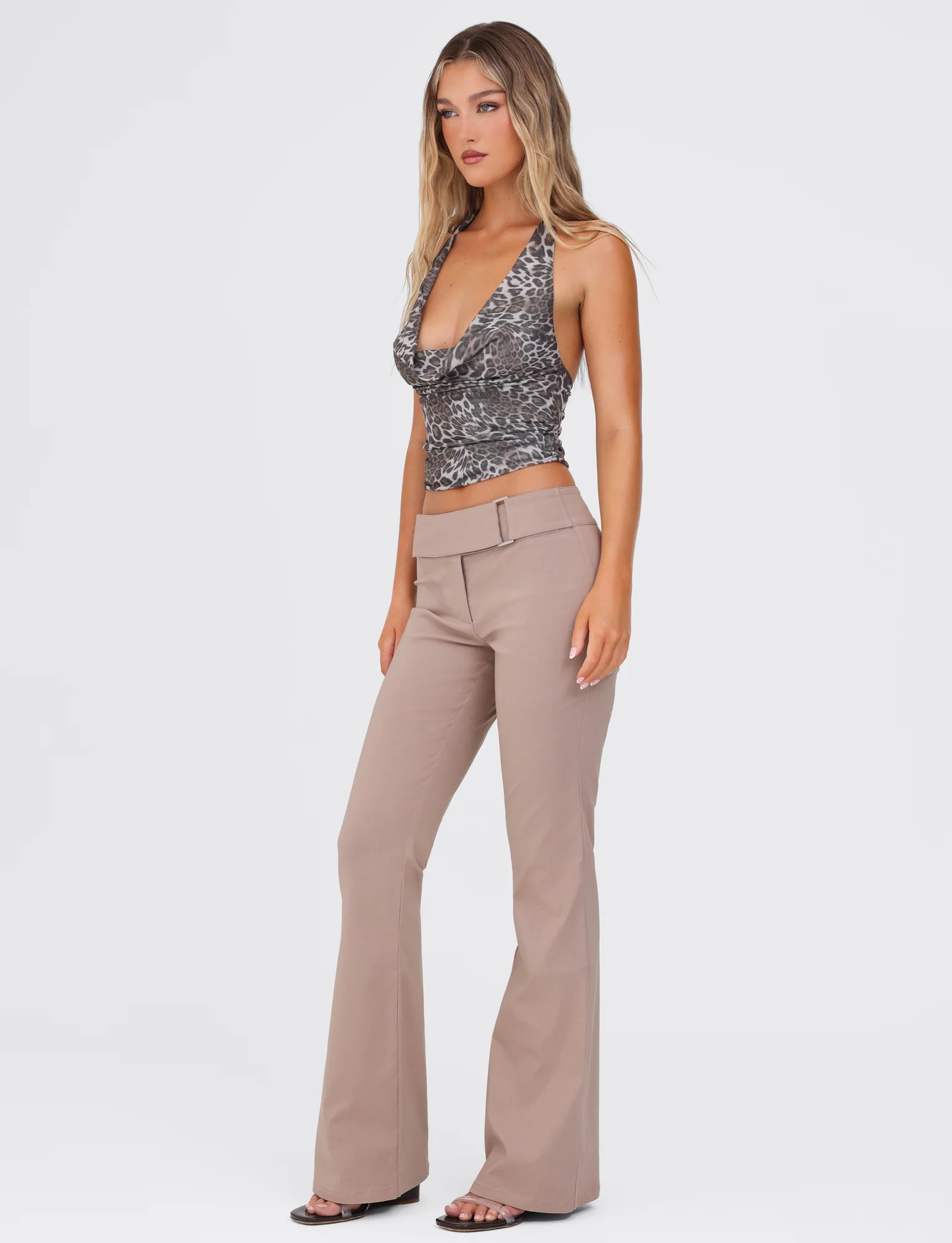 VESPER PANT - BROWN : TAN - Stylemaxs