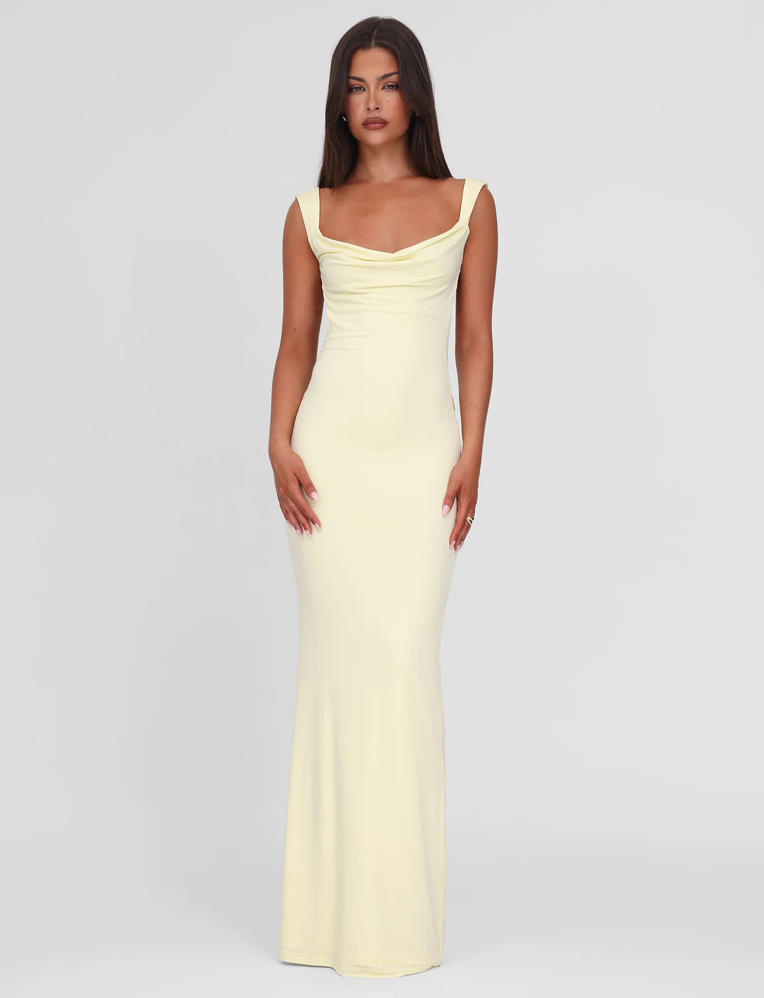 ZITA MAXI DRESS - LEMON - Stylemaxs