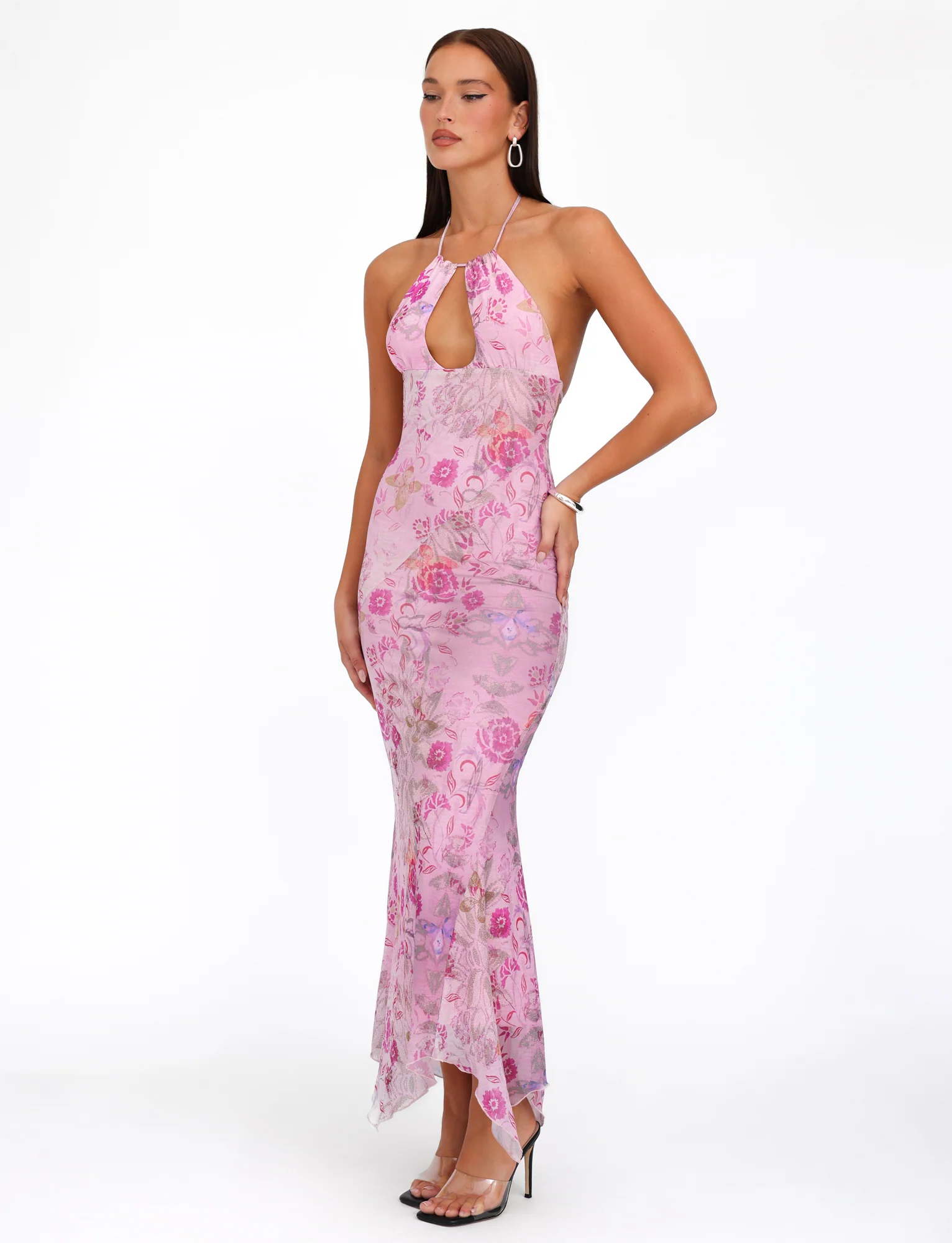 COSETTE DRESS - PINK : DELICATE FLORAL - Stylemaxs
